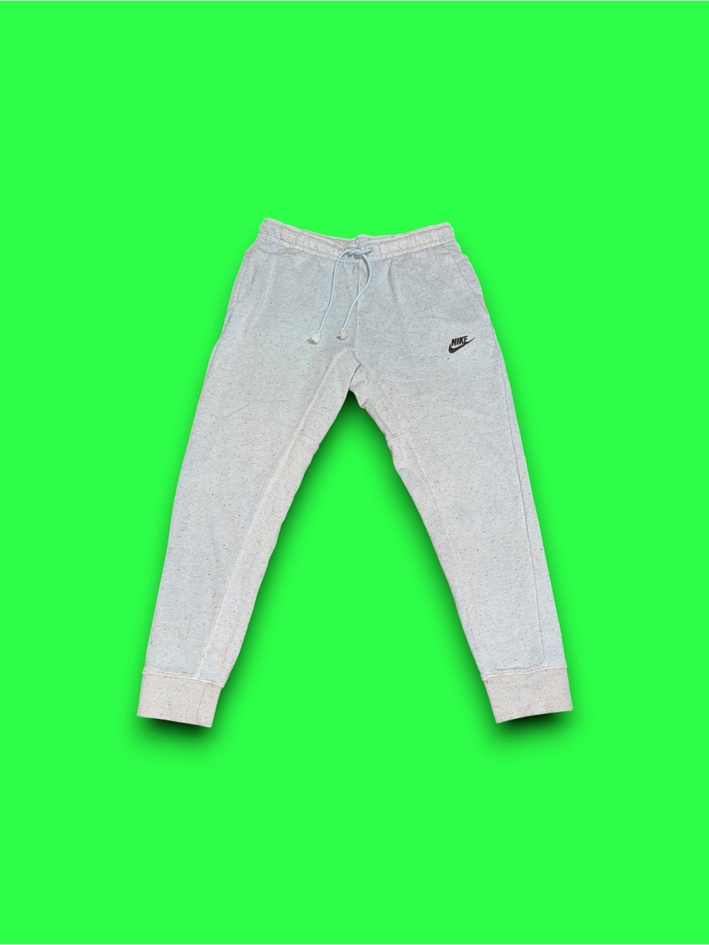 Nike Club Fleece Jogger Sweatpants Unisex Small DQ4665-412 Limestone Speckled - Picture 2 of 6